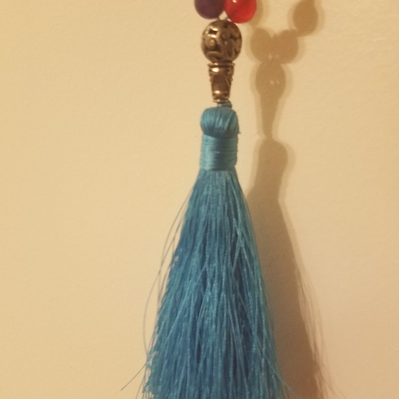 Mala bead tassel necklace - Picture 5 of 6
